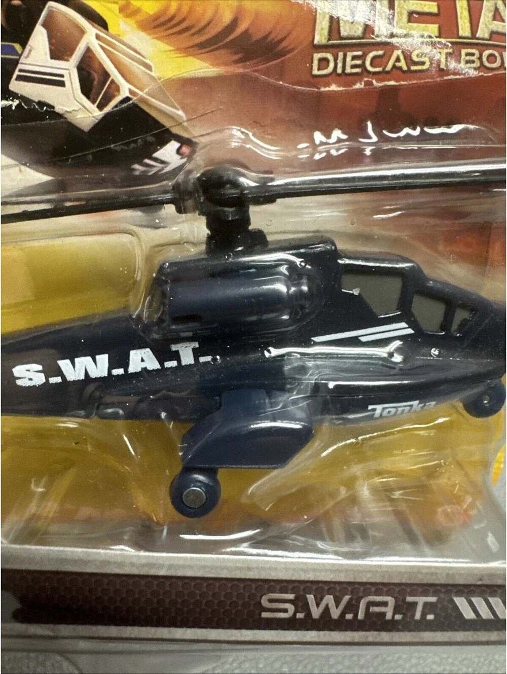 Tonka Metal SWAT Team Helicopter Lot Of 3 Copter Force 1/64 S.W.A.T. Not Mint